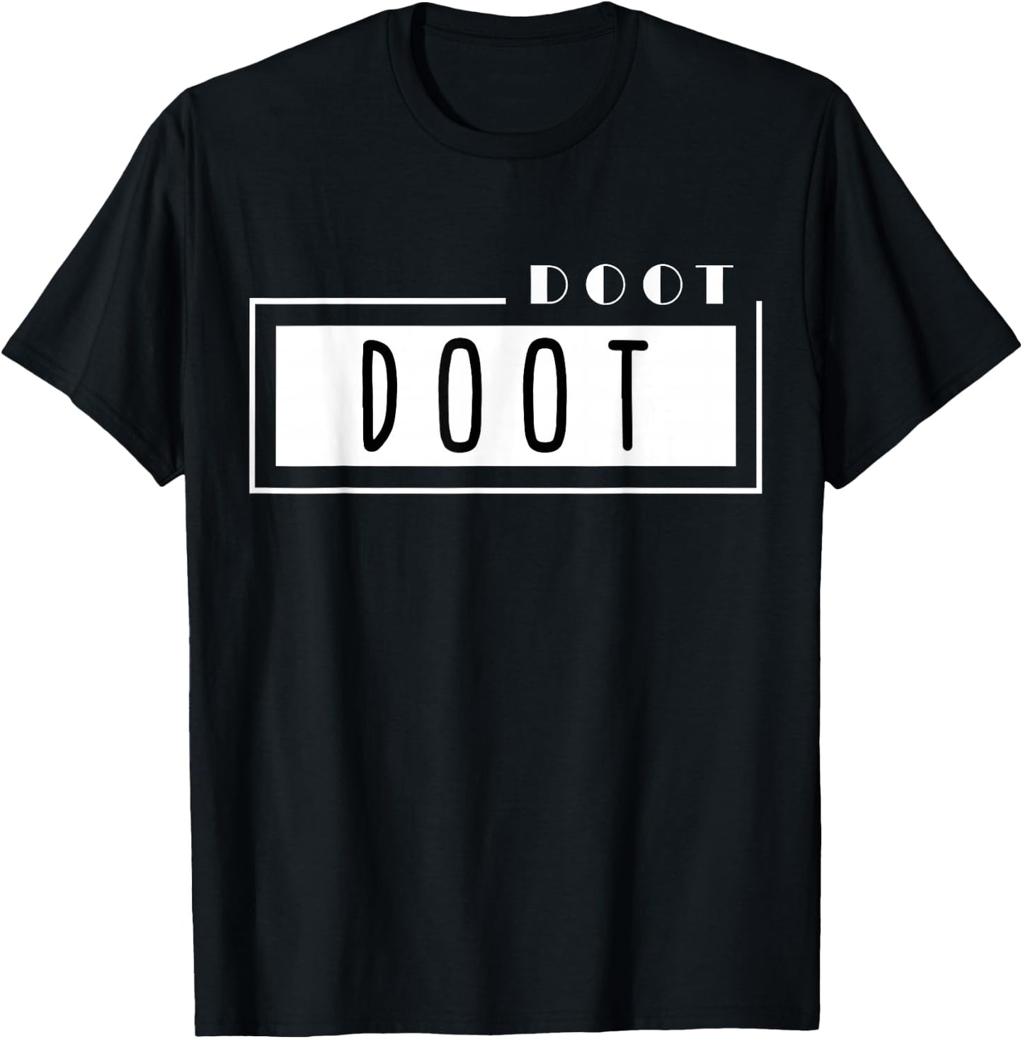 Doot Doot Meme T-Shirt - T-Shirt | Black