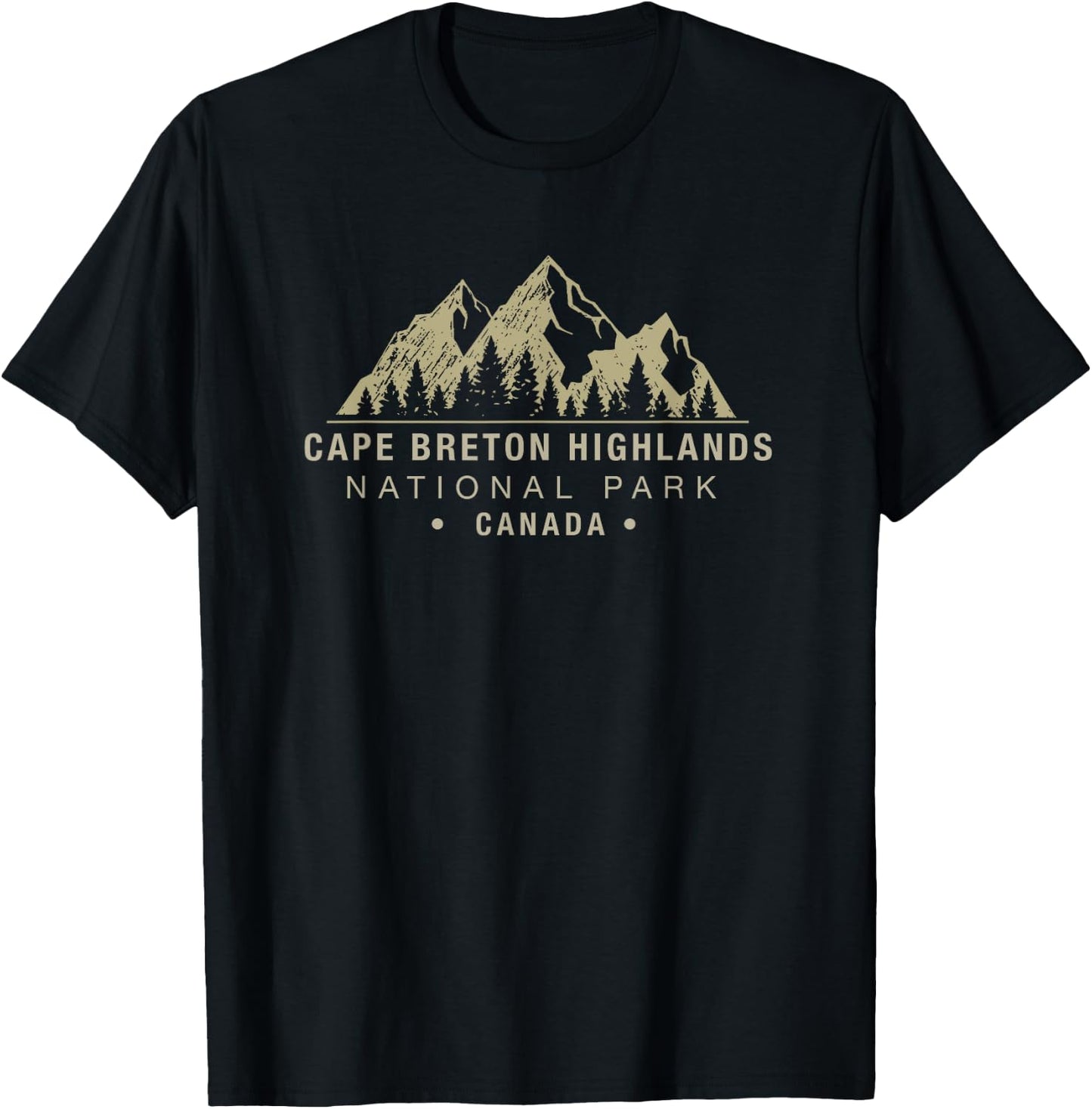 Cape Breton Highlands National Park T-Shirt - T-Shirt | Black