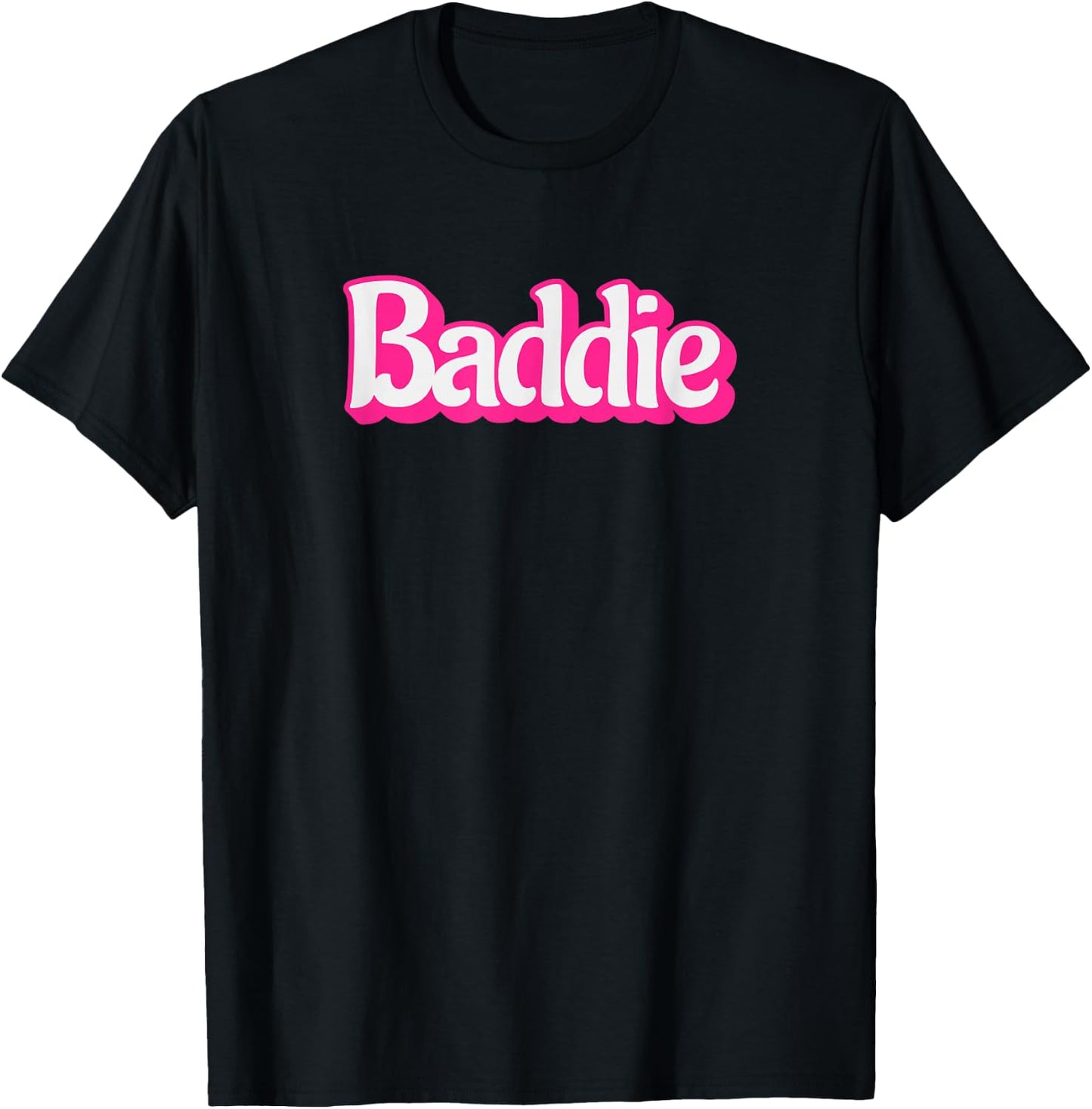 Baddie Design for Confident Girls and Women T-Shirt - T-Shirt | Black