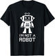 Funny IT Nerd Robotics I'm Not a Robot T-Shirt - T-Shirt | Black