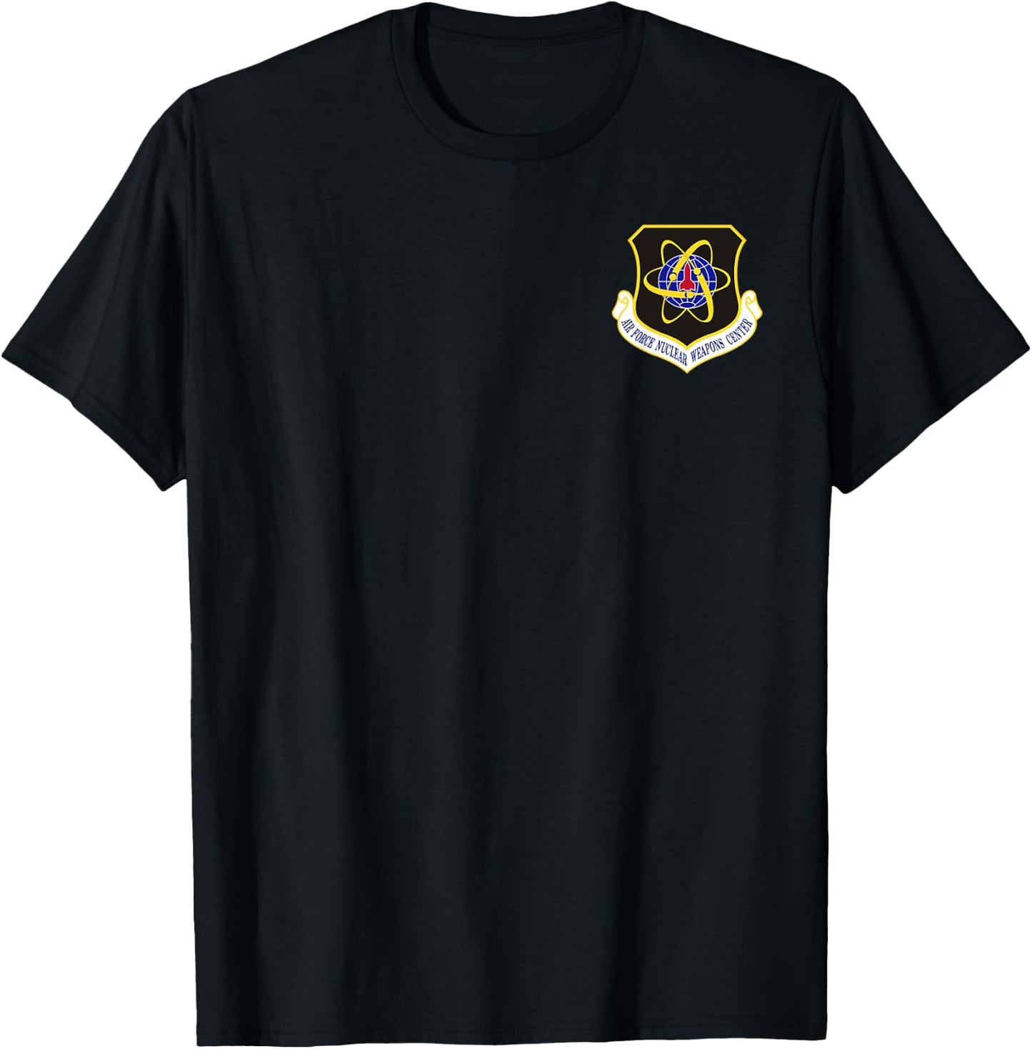 Air Force Nuclear Weapons Center Military Veteran Patch T-Shirt - T-Shirt | Black