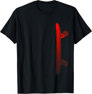 Skateboarding Skateboard Apparel - Skateboarder Skateboard T-Shirt - T-Shirt | Black