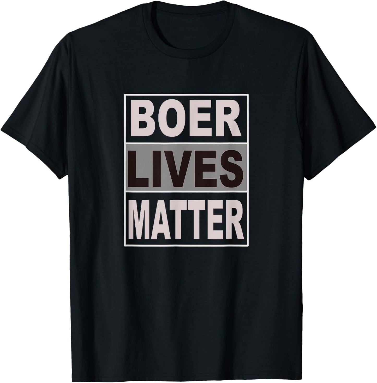 Boer Lives Matter T-Shirt - T-Shirt | Black