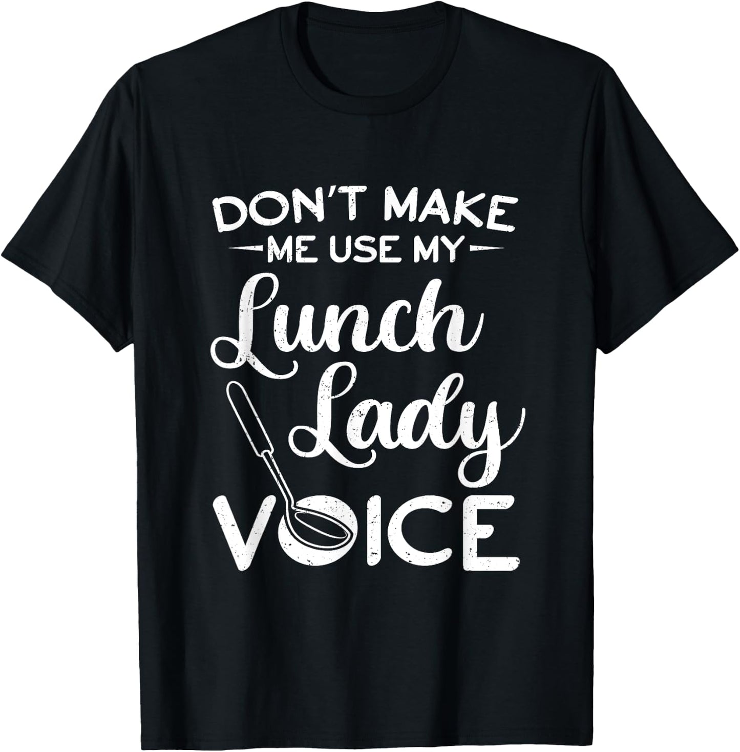 Lunch Lady Outift Cafeteria Worker Cafeteria Lady T-Shirt - T-Shirt | Black