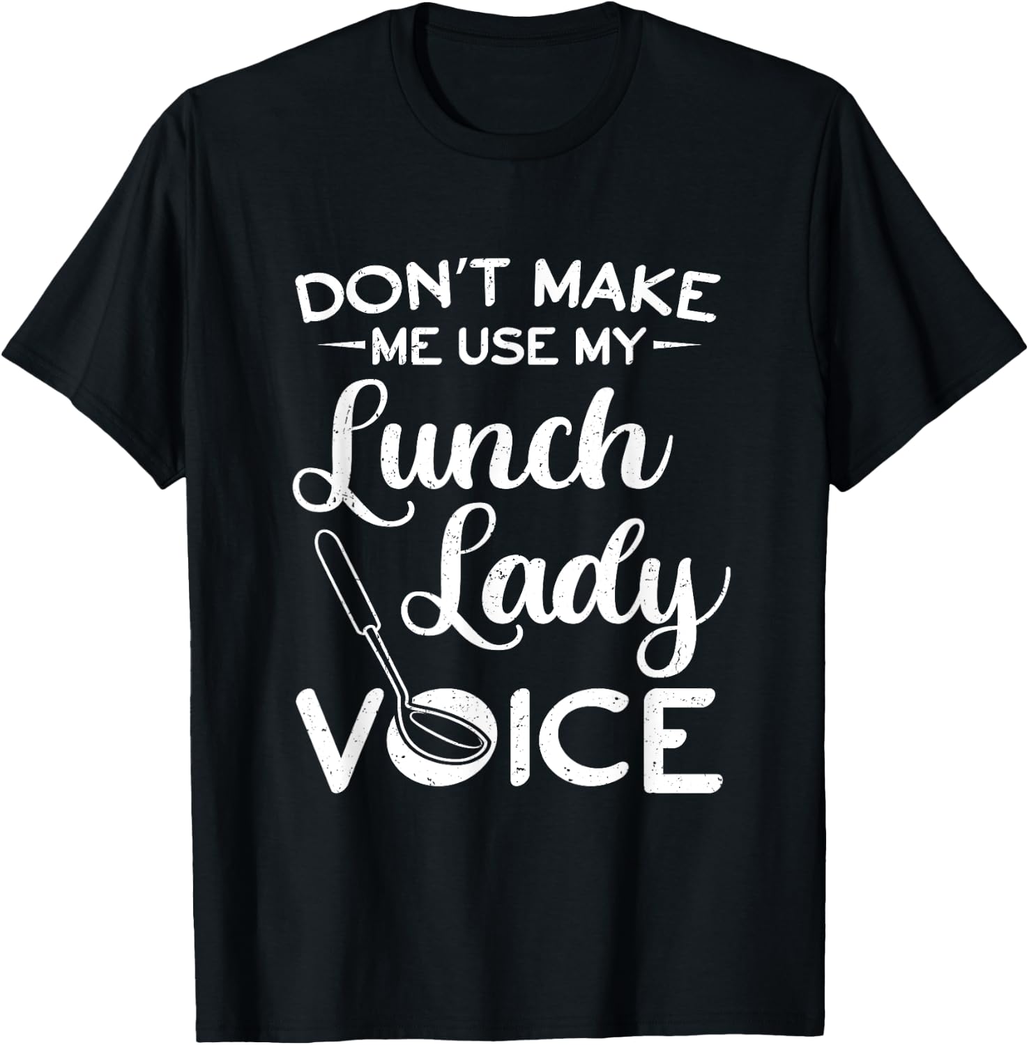 Lunch Lady Outift Cafeteria Worker Cafeteria Lady T-Shirt - T-Shirt | Black