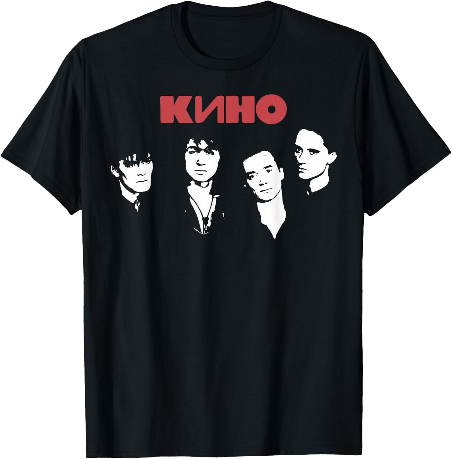 Wiktor Zoi Rock Musician Russia Cinema USSR T-Shirt - T-Shirt | Black