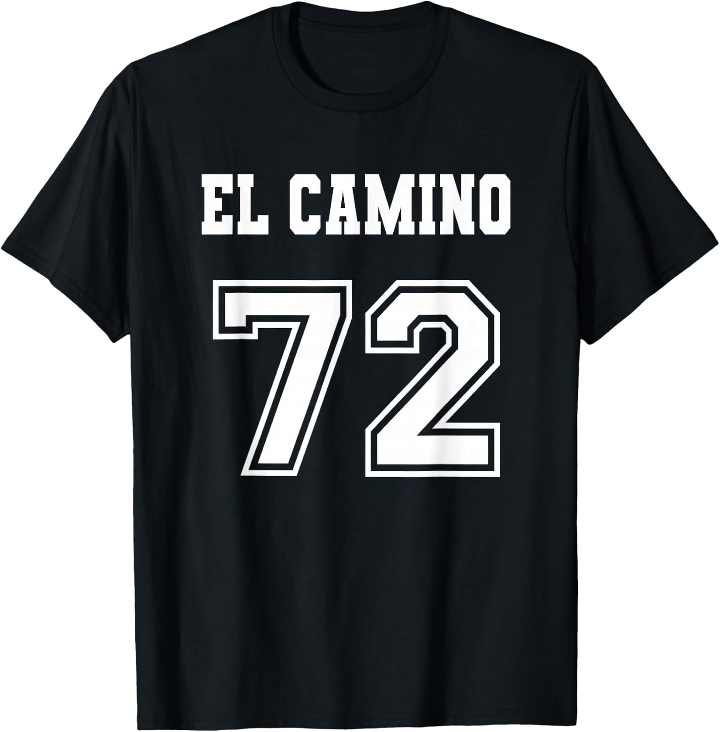 Jersey Style El Camino 72 1972 T-Shirt - T-Shirt | Black