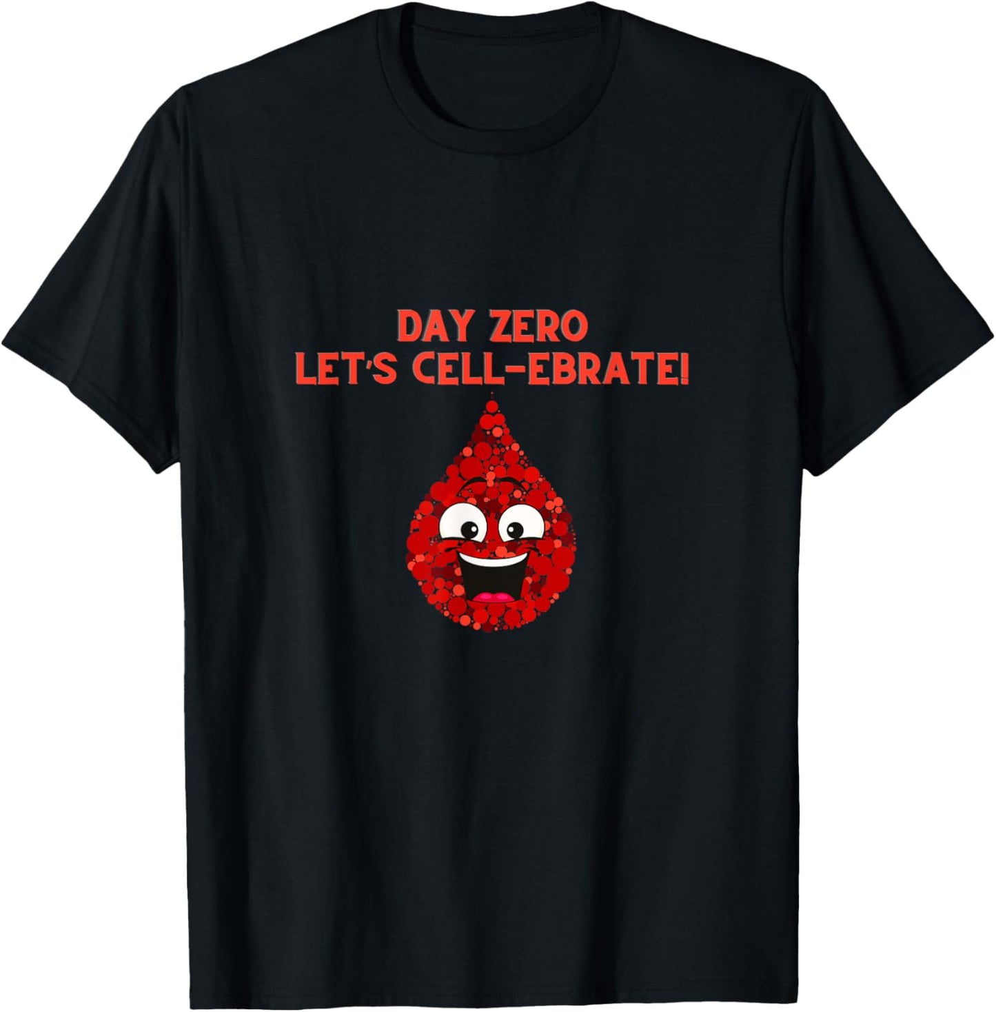 Bone Marrow Transplant Day-Zero Cancer Fighter Tops & Gear T-Shirt - T-Shirt | Black