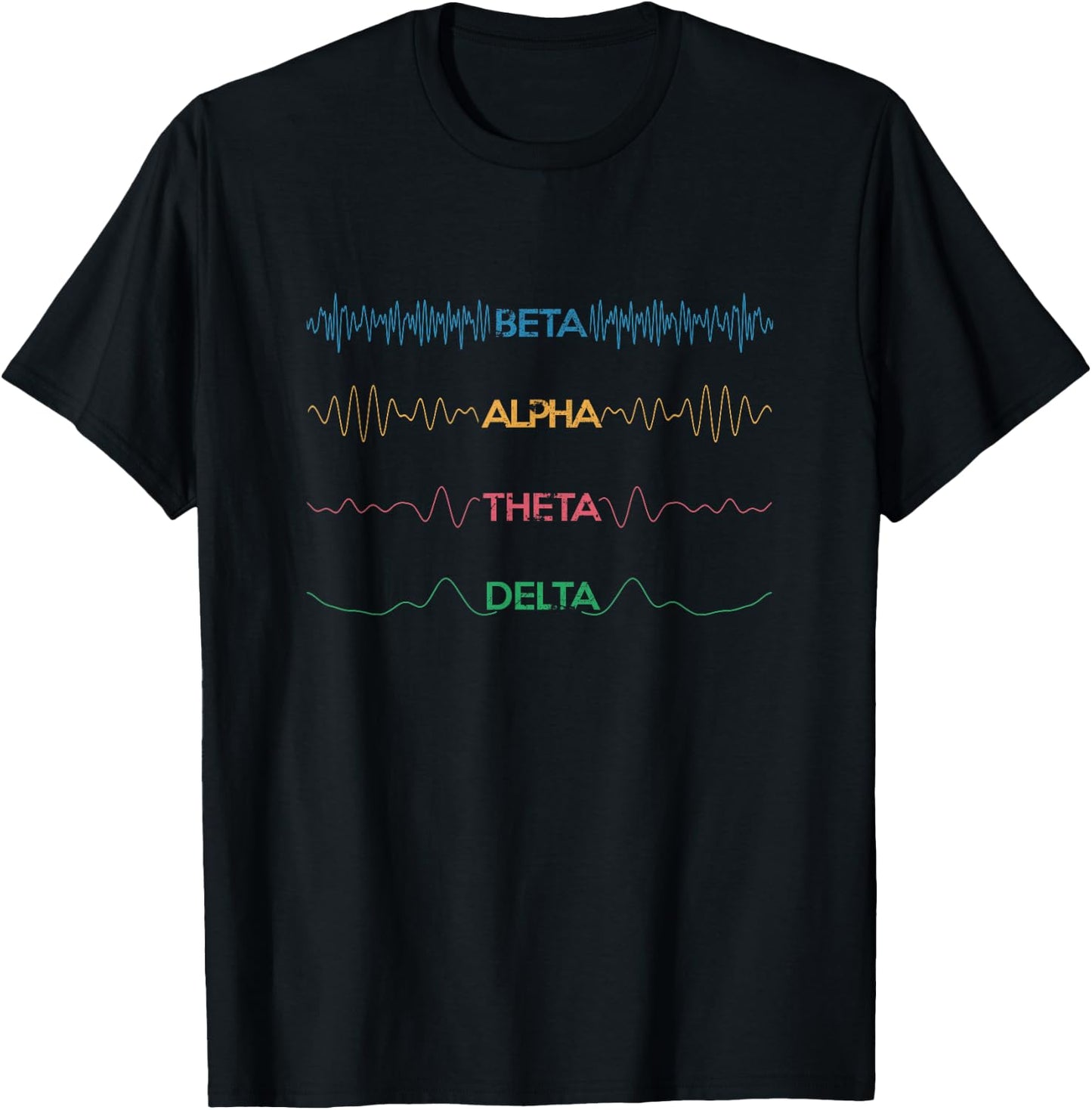 Meditation Brainwaves Doctor T-Shirt - T-Shirt | Black