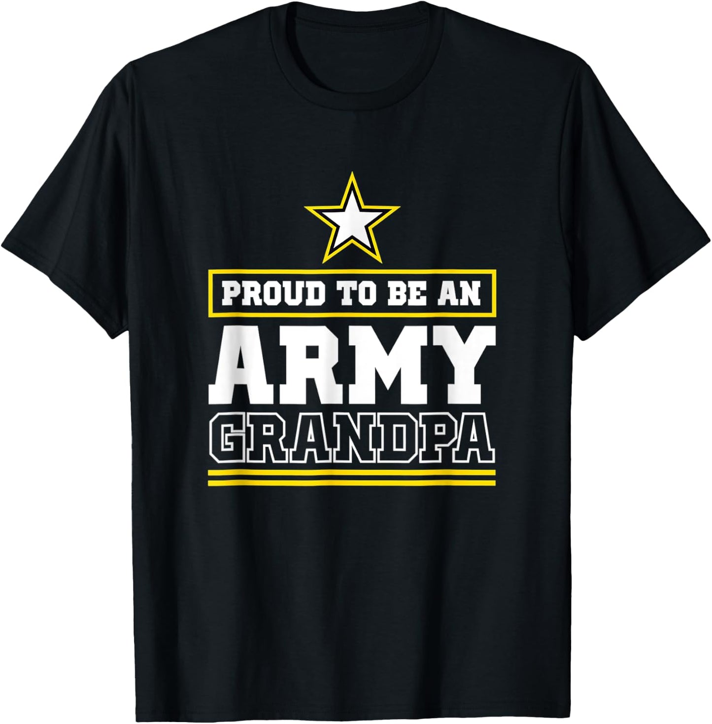 Army Grandpa T-Shirt - T-Shirt | Black