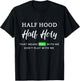 Christian Half Hood Half Holy Pray That Means Pray With Me T-Shirt - T-Shirt | Black