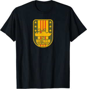 PBR Patrol Boat River Vietnam Patch T-Shirt - T-Shirt | Black