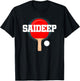 Saideep Name Boys Table Tennis Ping Pong Game Racket Sports T-Shirt - T-Shirt | Black