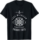 Lake Michigan Unsalted Shark Free Great Lakes Fishing Boat T-Shirt - T-Shirt | Black