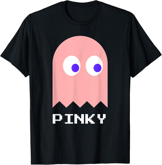 Retro Gamer Nerd PINKY Halloween Costume T-Shirt - T-Shirt | Black