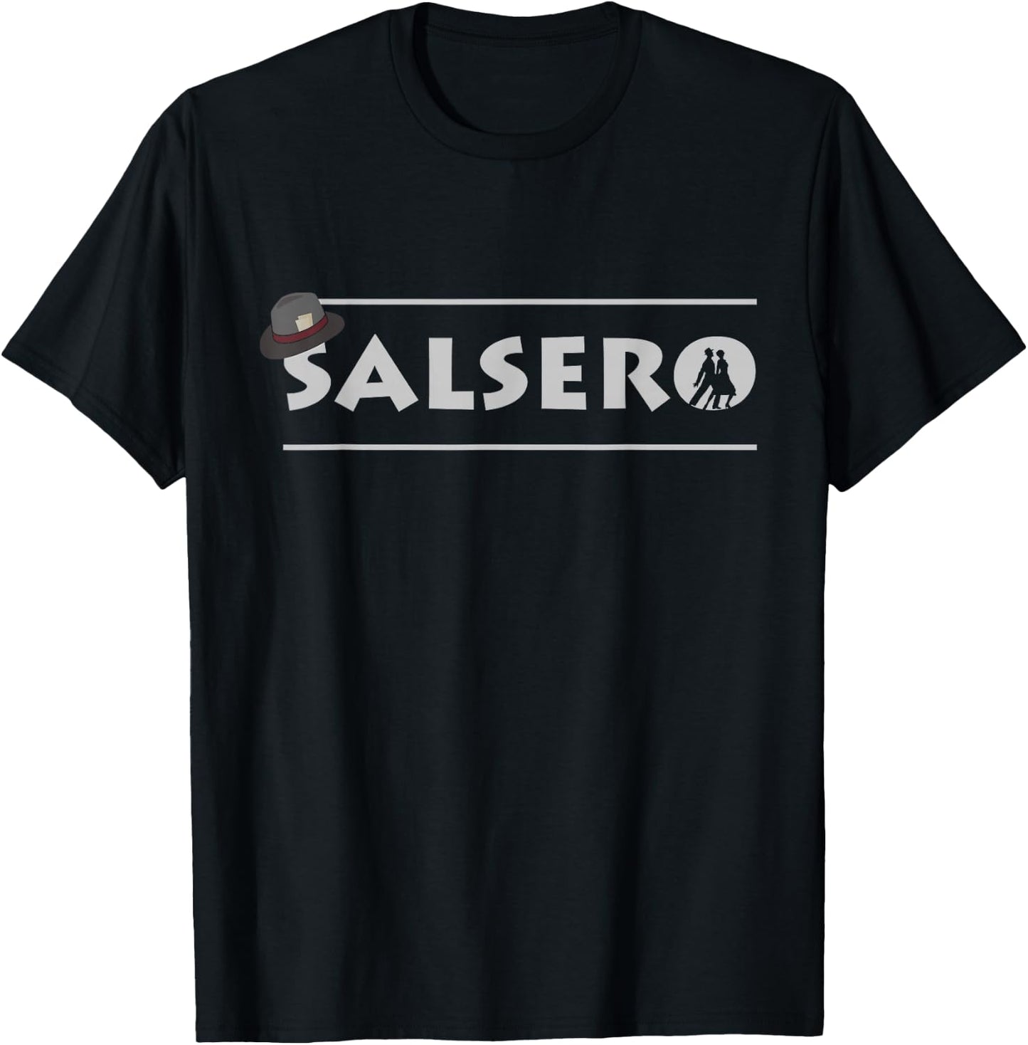 Salsero and Latin music is the best for Salsa dance T-Shirt - T-Shirt | Black