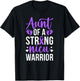 NICU Aunt Of NICU Warrior Best Micro Preemie Baby Aunt T-Shirt - T-Shirt | Black