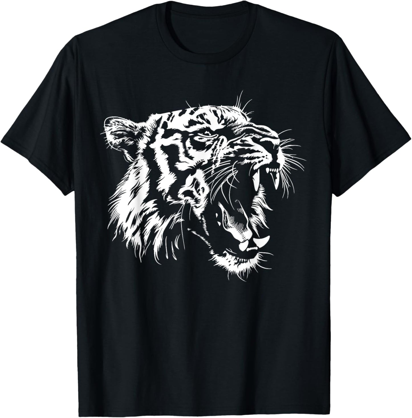 Tiger Graphic T-Shirt - T-Shirt | Black