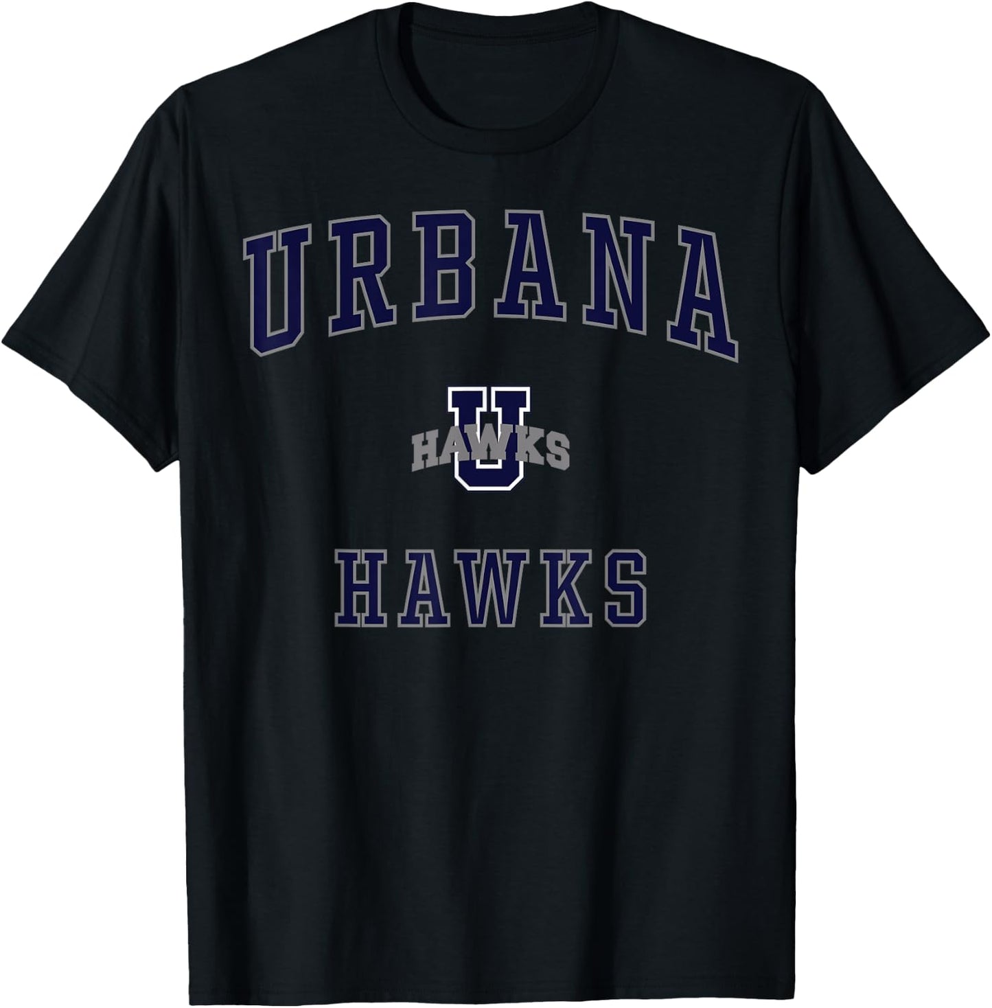 Urbana High School Hawks T-Shirt - T-Shirt | Black