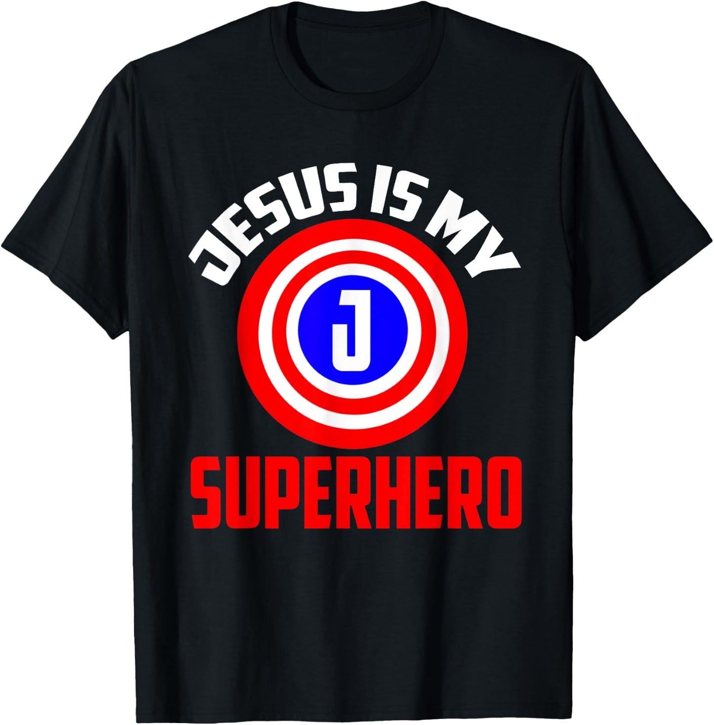 Jesus Superhero shirt | Jesus Your My Super Hero T-Shirt - T-Shirt | Black