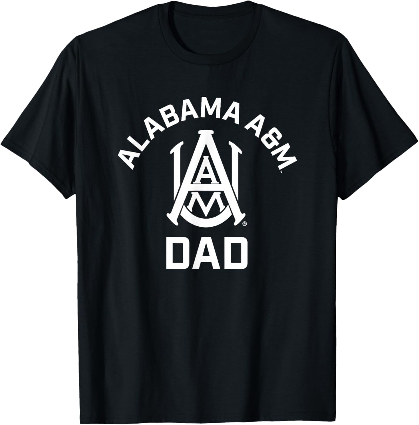 Alabama A&M University Bulldogs Arched Dad T-Shirt - T-Shirt | Black