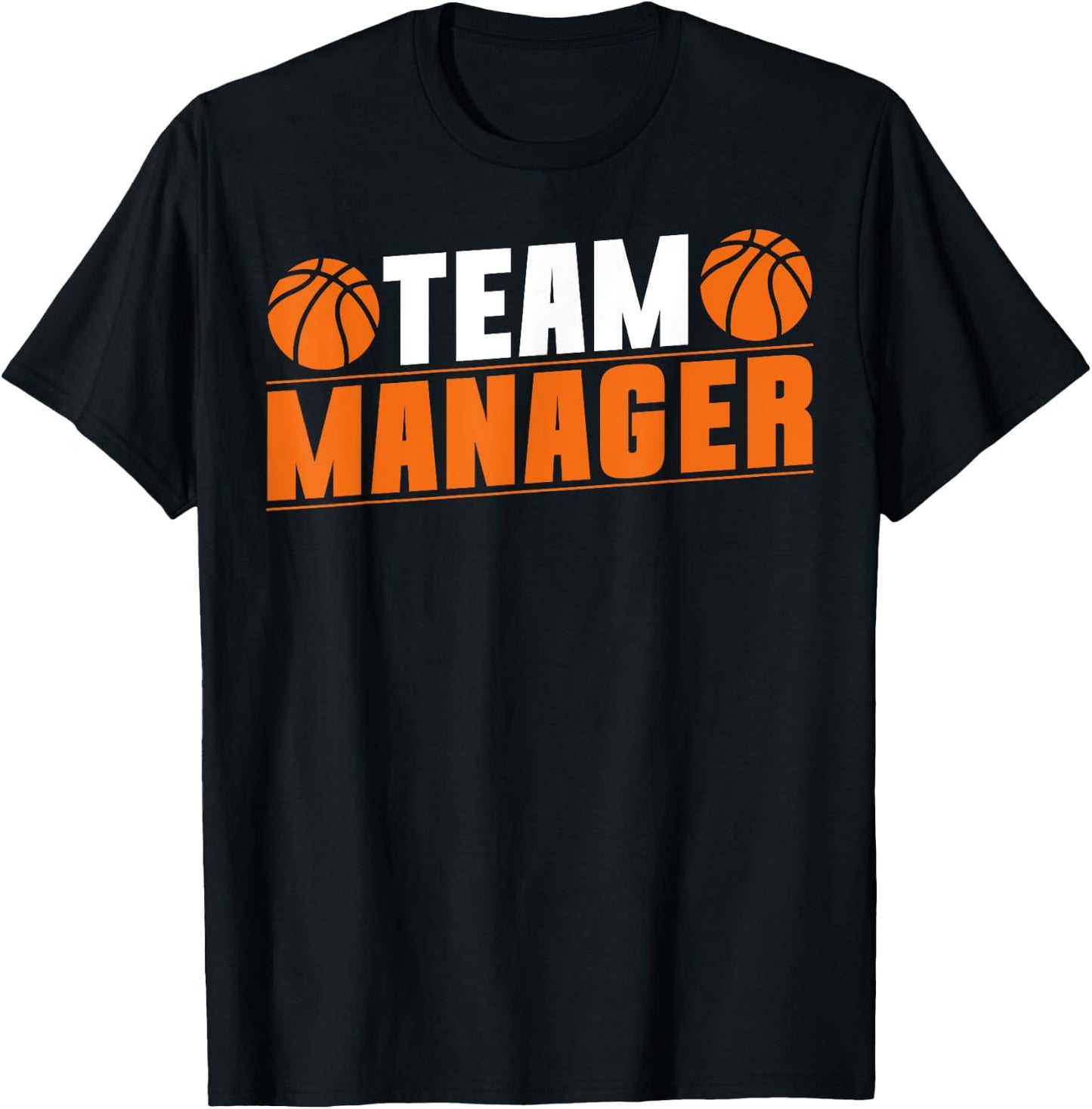 Basketball Team Manager Sport Bball Game Player T-Shirt - T-Shirt | Black