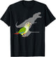 Funny T-rex Cinnamon Conure, Dinosaur Parrot, Birb memes T-Shirt - T-Shirt | Black