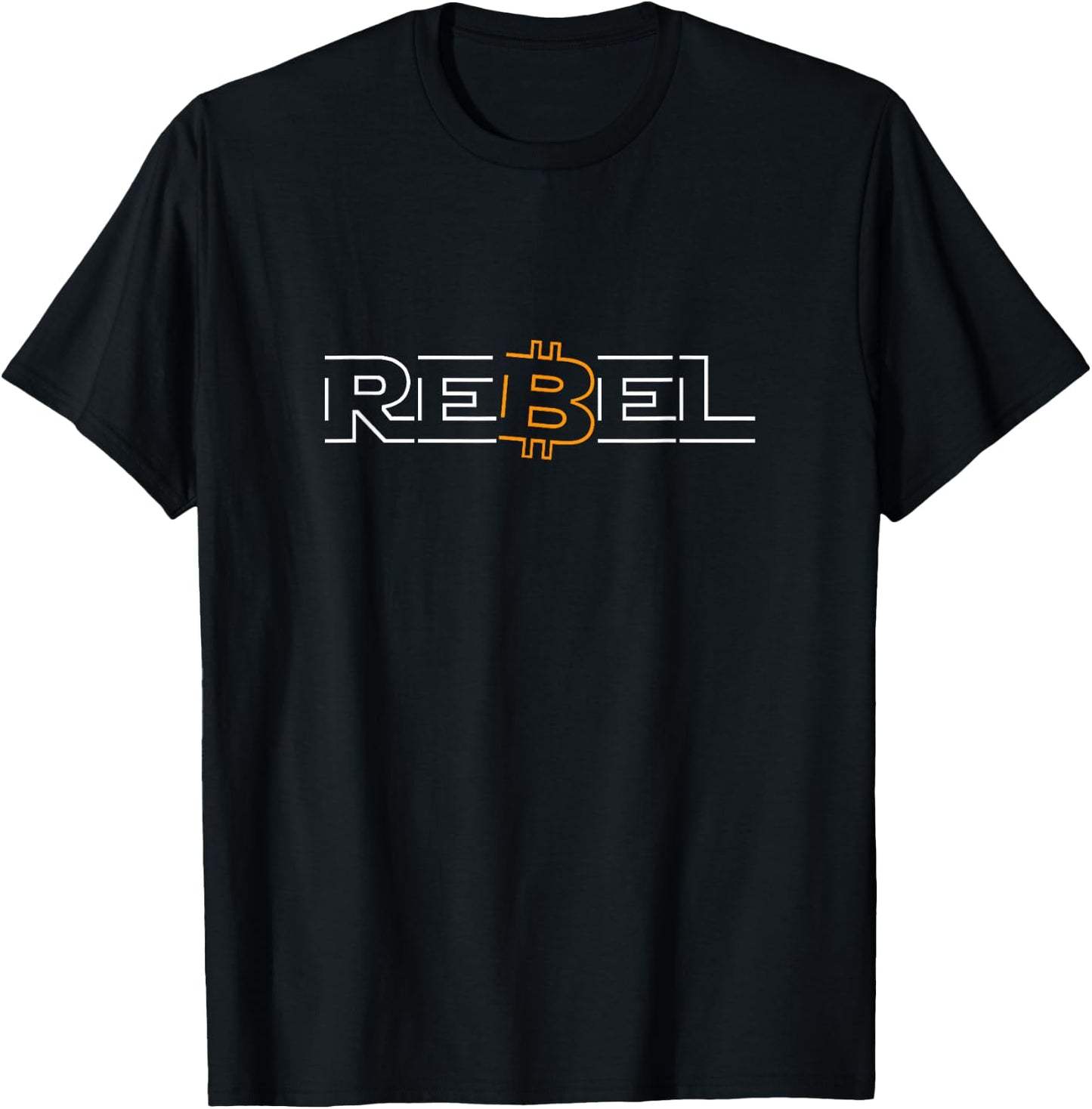 Rebel Bitcoin Crypto Currency DeFi HODL BTC T-Shirt - T-Shirt | Black