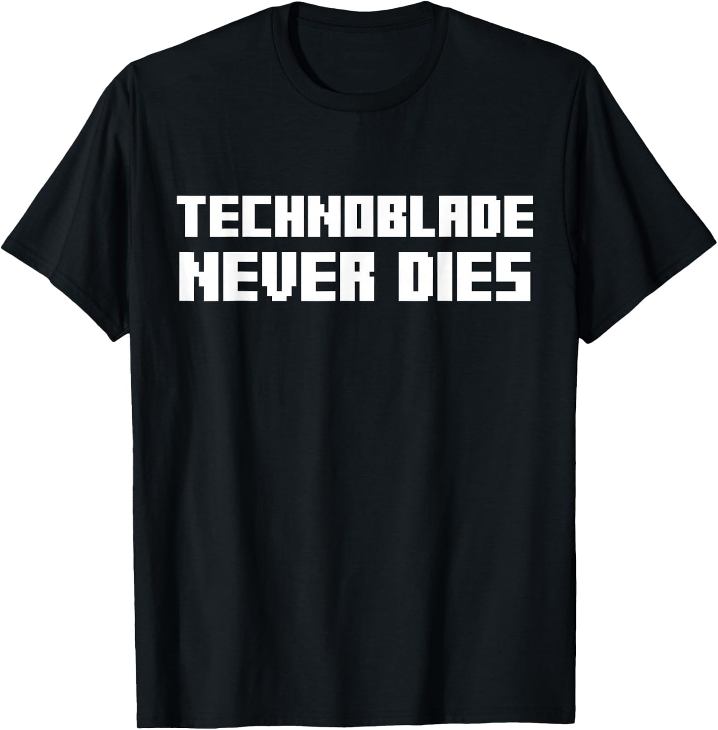 Funny Technoblade Never Dies T-Shirt - T-Shirt | Black