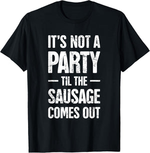 Smoked Meats / Distressed Funny Sausage Making T-Shirt - T-Shirt | Black