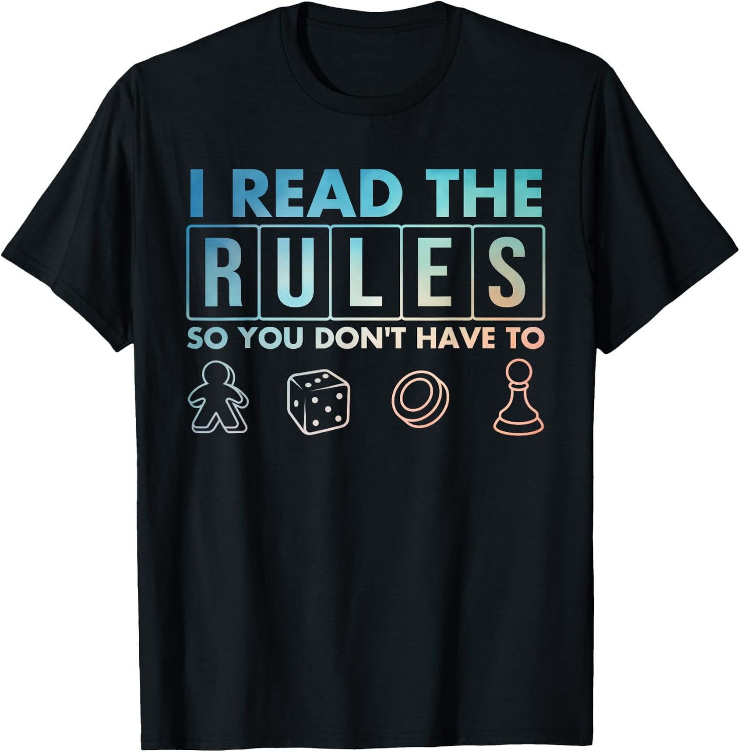 Funny Board Games Art Women Lovers Board Gamer T-Shirt - T-Shirt | Black
