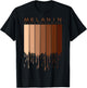 Melanin Every shade slays Afrocentric Gifts T-Shirt - T-Shirt | Black
