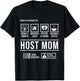 Foreign Host Family Mom Handling Exchange Student Gift T-Shirt - T-Shirt | Black