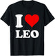 I Love Leo T-Shirt - T-Shirt | Black