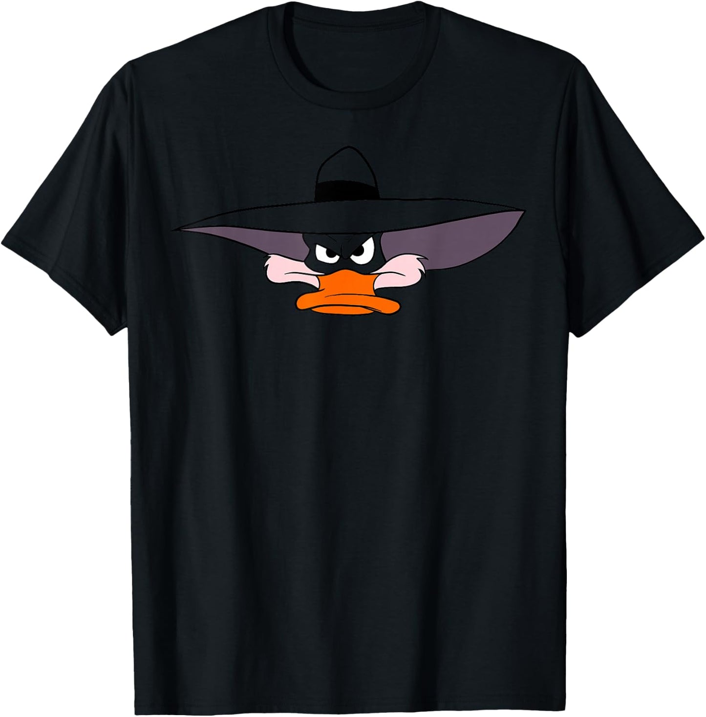 Disney Darkwing Duck Big Face T-Shirt - T-Shirt | Black