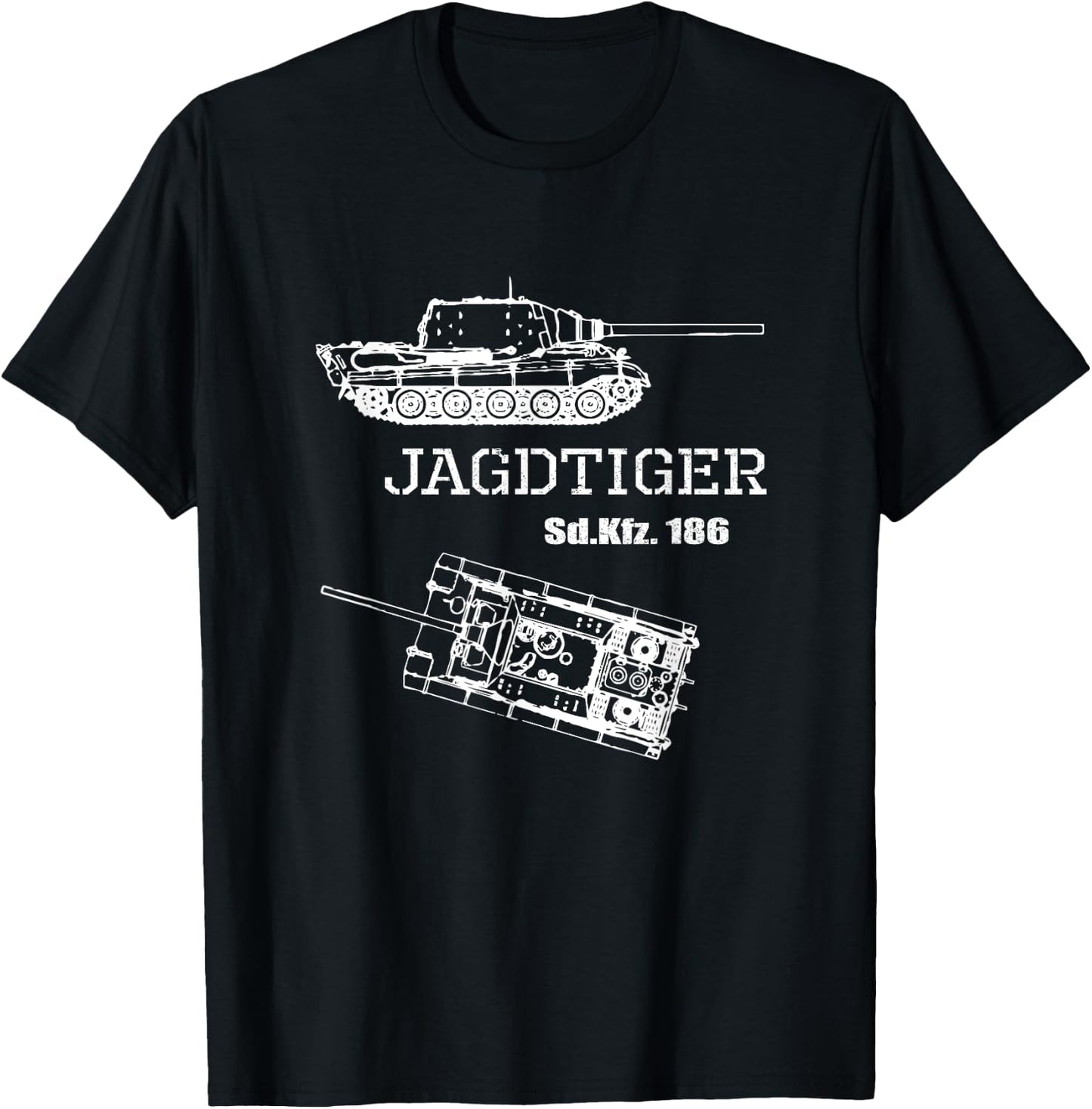 Tank destroyer Jagd Tiger Sd.Kfz. 186 German Wehrmacht WW 2 T-Shirt - T-Shirt | Black