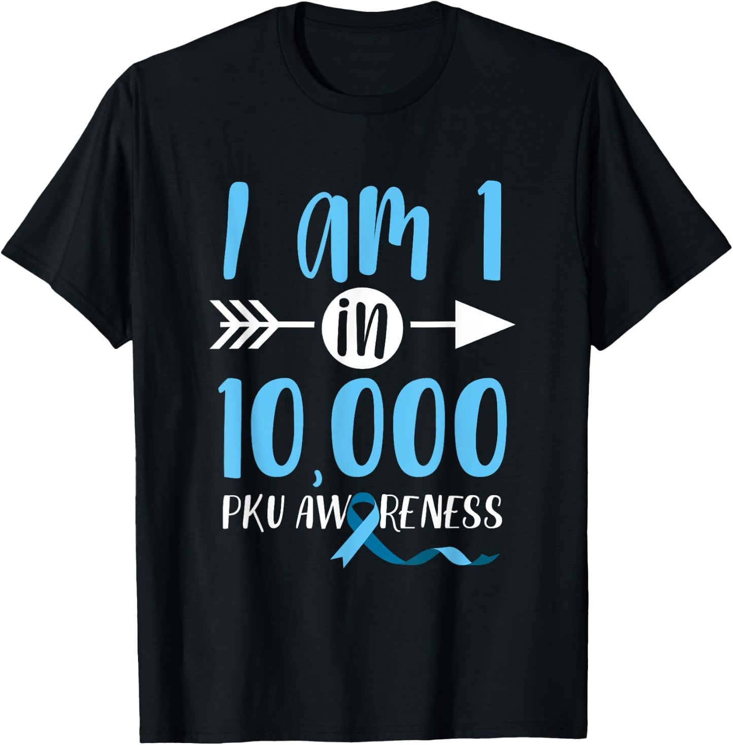 Phenylketonuria PKU Strong Warrior Heartbeat Awareness T-Shirt - T-Shirt | Black
