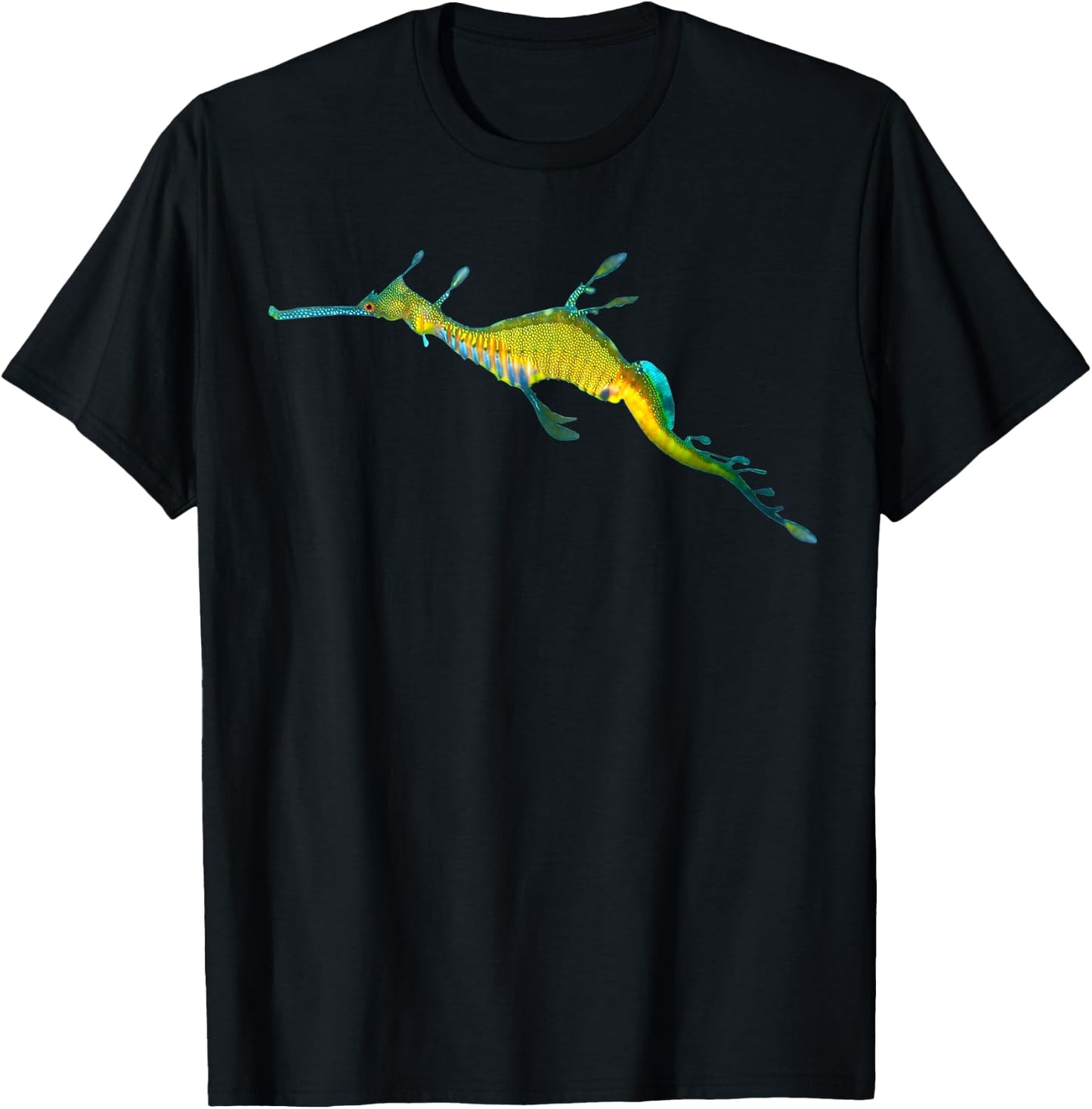 Weedy Seadragon Seahorse I love sea dragon T-Shirt - T-Shirt | Black