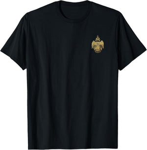 Scottish Rite Eagle 33rd Degree - Freemason gifts T-Shirt - T-Shirt | Black
