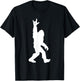 Bigfoot I Love You Hand Sign Language for Sasquatch Hunters T-Shirt - T-Shirt | Black