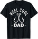 Reel Cool Dad Shirt Fishing Funny Shirts T-Shirt - T-Shirt | Black