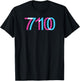 710 Oil Dabbing 420 Trippy Glitch T-Shirt - T-Shirt | Black