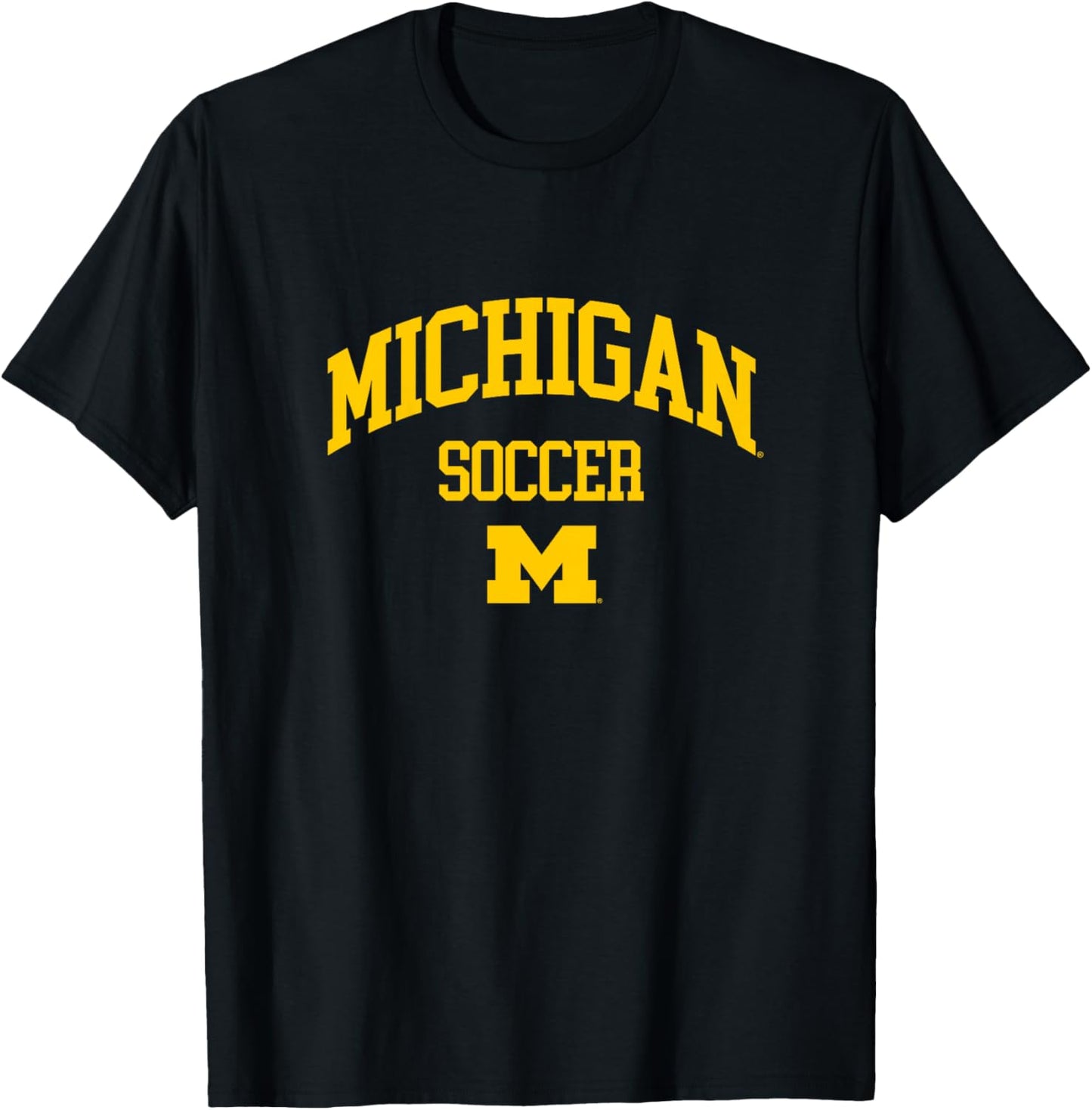 Kids University of Michigan Wolverines U of M Soccer T-Shirt - T-Shirt | Black