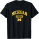 Kids University of Michigan Wolverines U of M Soccer T-Shirt - T-Shirt | Black