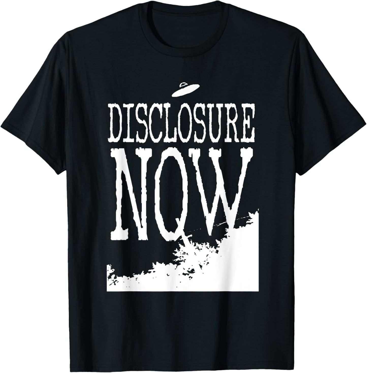 Disclosure NOW UFO UAP Jet Fighter Extraterrestrial Alien T-Shirt - T-Shirt | Black