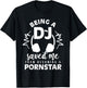 Vintage Being a DJ saved me from becoming a porn star gift T-Shirt - T-Shirt | Black