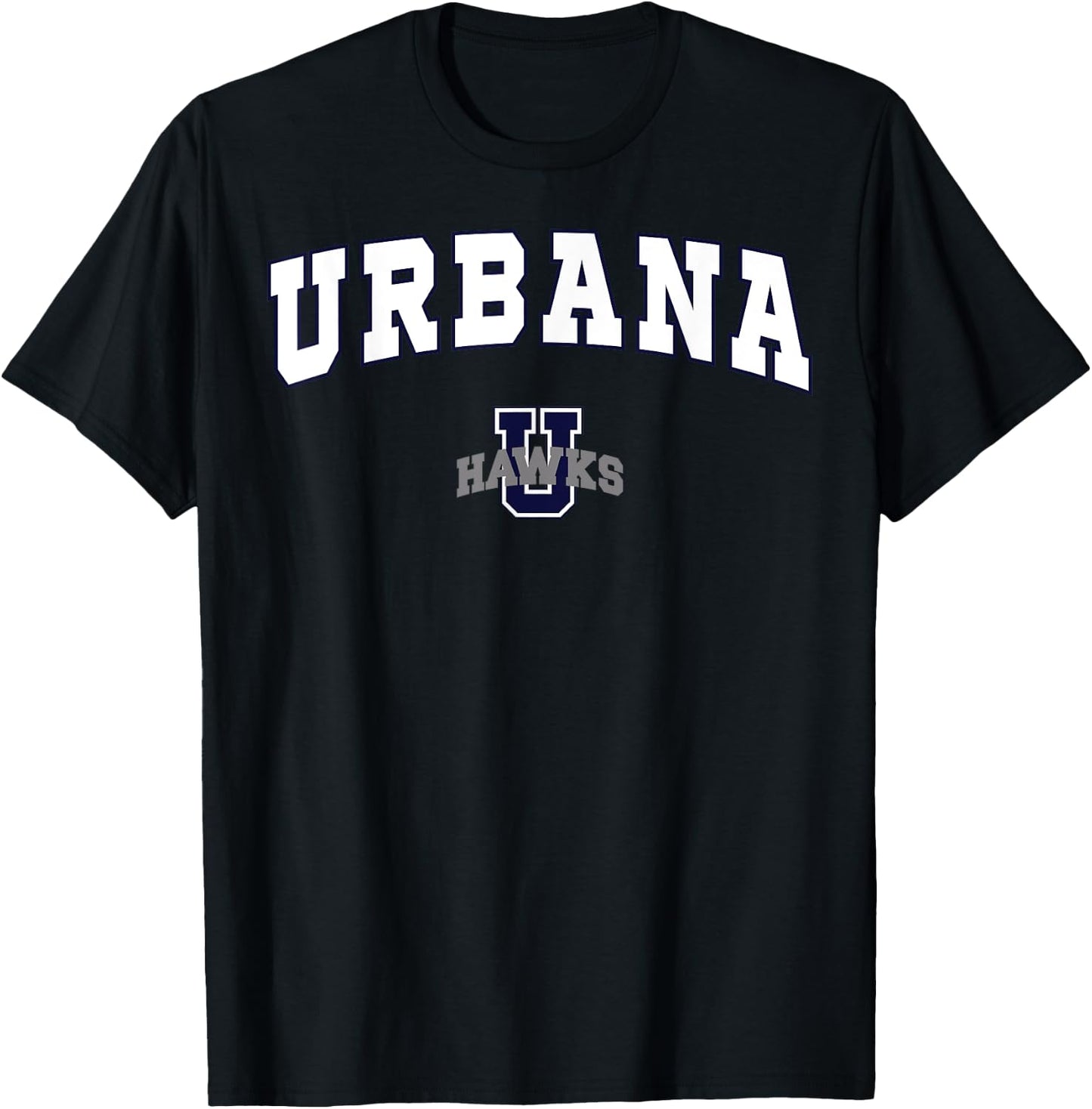 Urbana High School Hawks T-Shirt - T-Shirt | Black