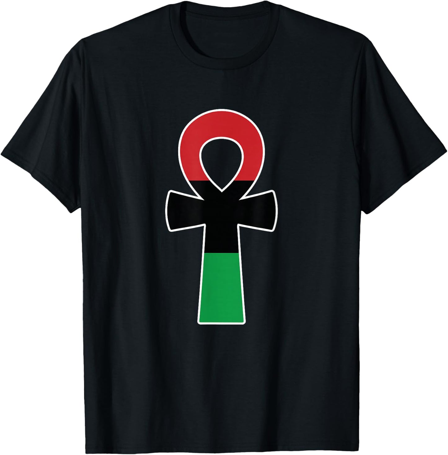 Afrocentrism Ankh Cross Black King Black Egyptian Nubians T-Shirt - T-Shirt | Black
