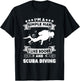 Diver Gift- I'm Simple Man I Like Boobs And Scuba Diving T-Shirt - T-Shirt | Black