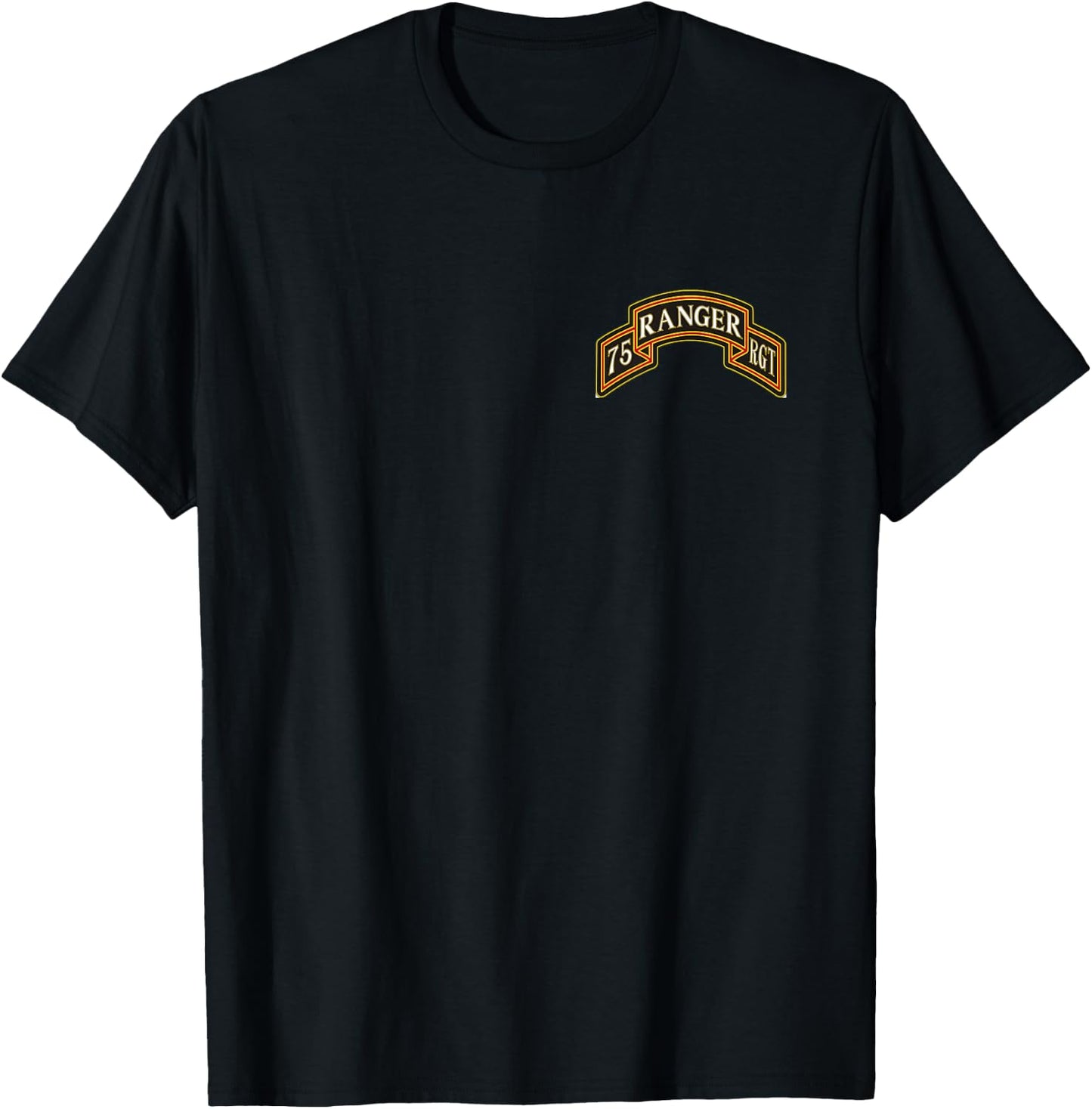 US Army Ranger 75th Regiment T-Shirt - T-Shirt | Black